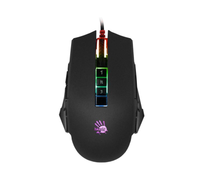Myszka A4 TECH BLOODY P85 Black RGB Pixart A4TMYS46056